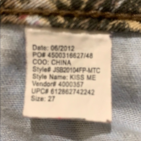 Jessica Simpson Kiss Me Jeggings Size 27 - Picture 6 of 7